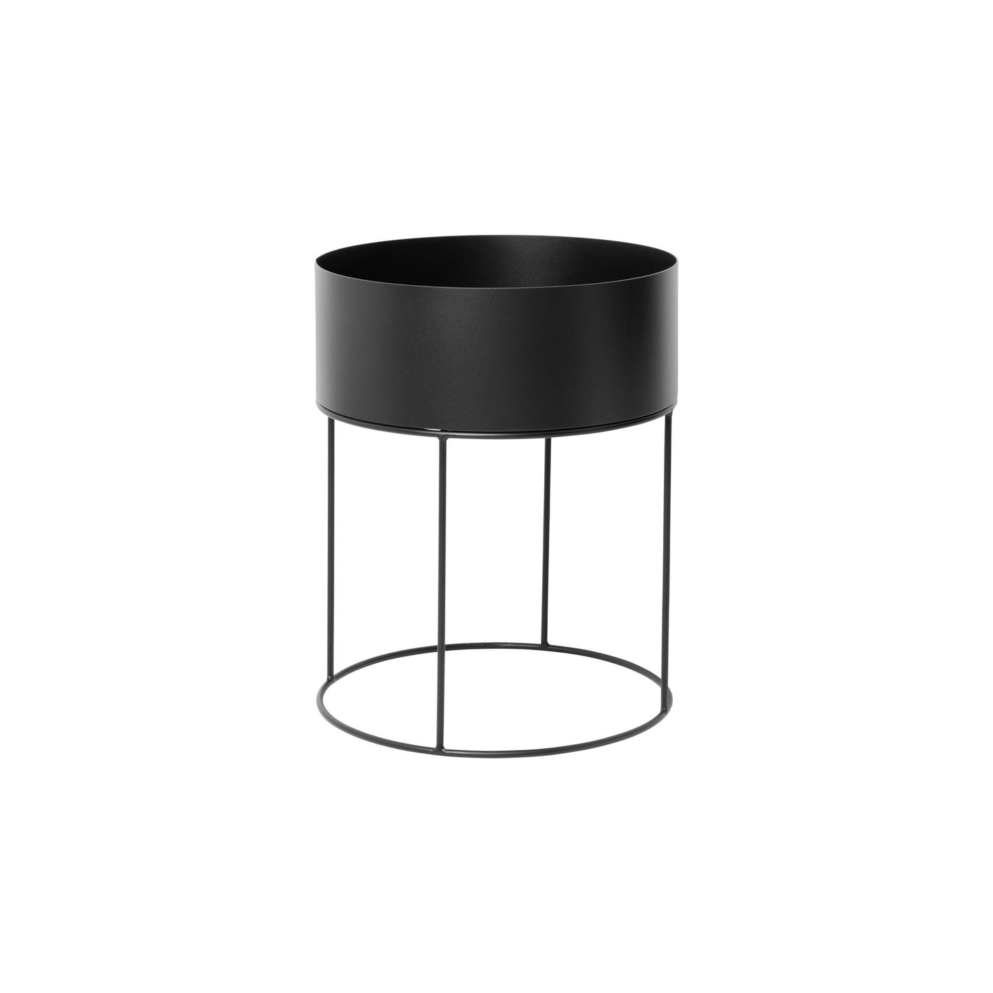 Plant Box Round by Ferm Living #Black
