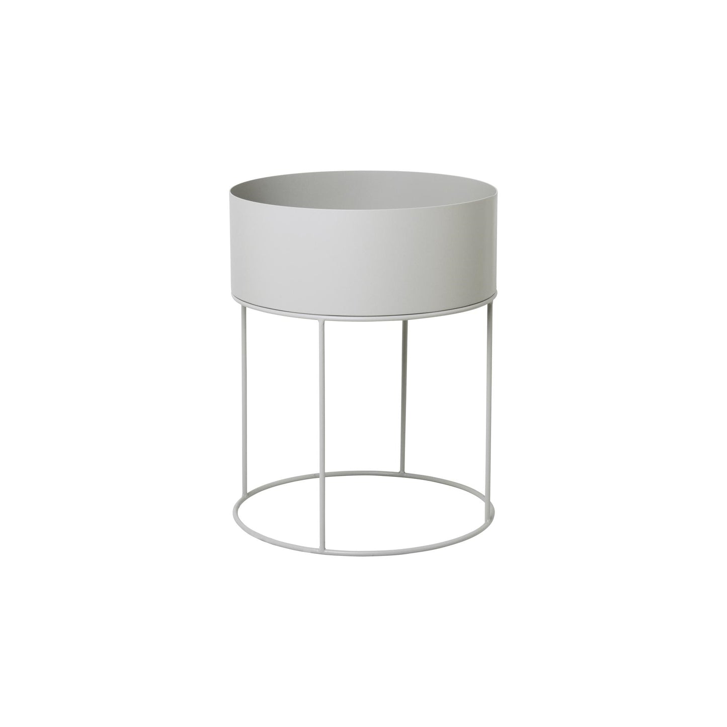 Plant Box Round by Ferm Living #Light Gray
