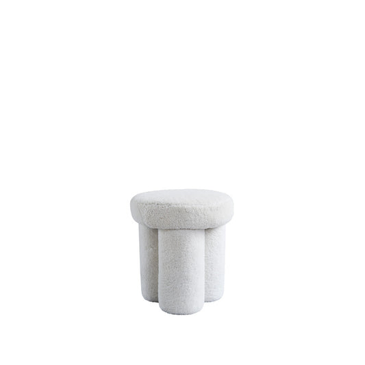 Big Foot Sheepskin Stool by 101 Copenhagen #White (Sheepskin)