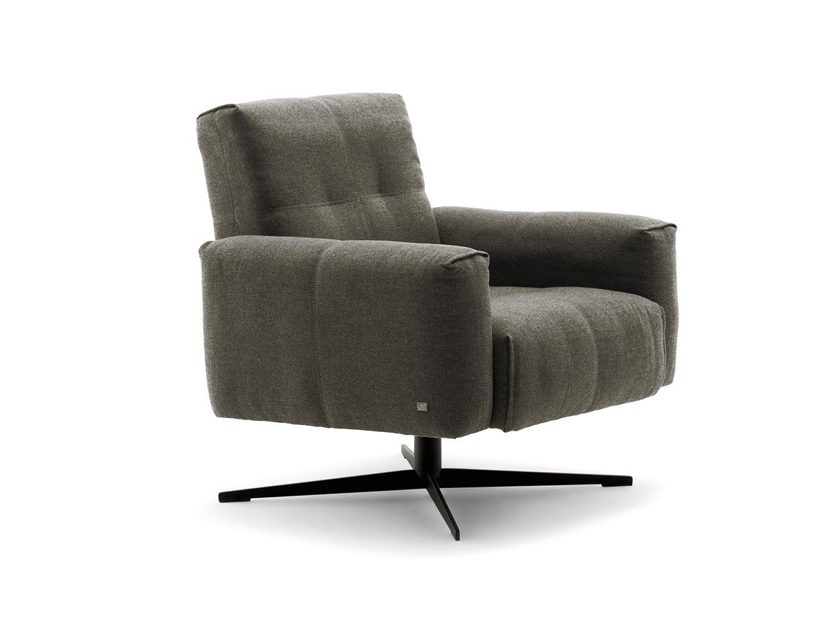 ROLF BENZ 50 - Armchair with 4-Spoke Base and Armrests (Seating Comfort Option: Lounge / Upholstery Category: 17_2) (Request Info)