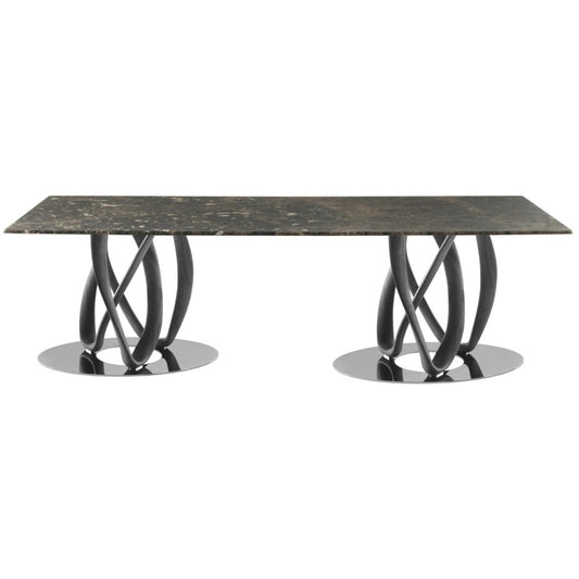 INFINITY - Rectangular Table with 2 Bases (Request Info)