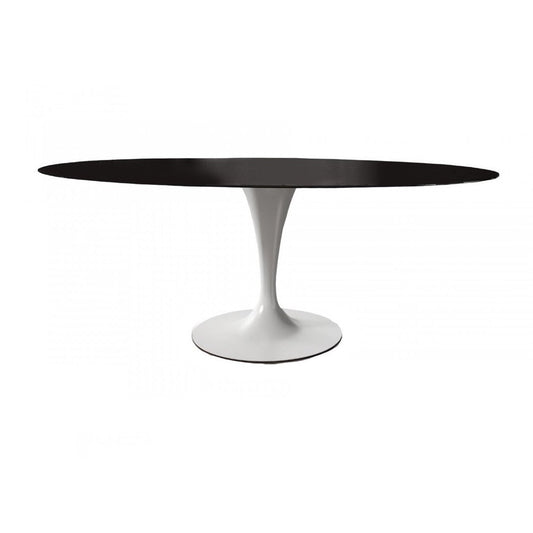 Flûte elliptical - Oval table (Top Finishes - Glass | Cat. B / D)