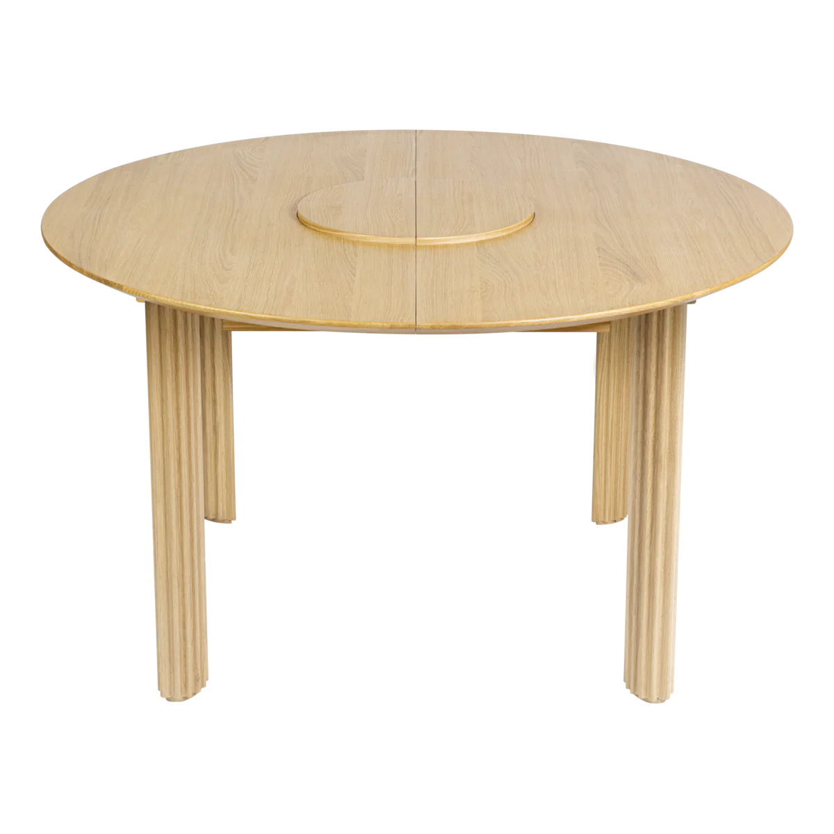 COMFORT CIRCLE - Round oak dining table