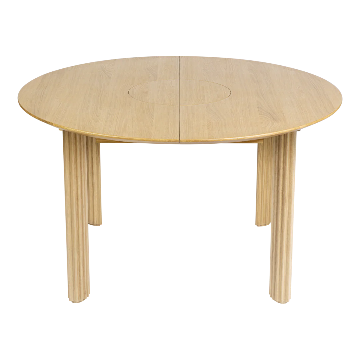 COMFORT CIRCLE - Round oak dining table