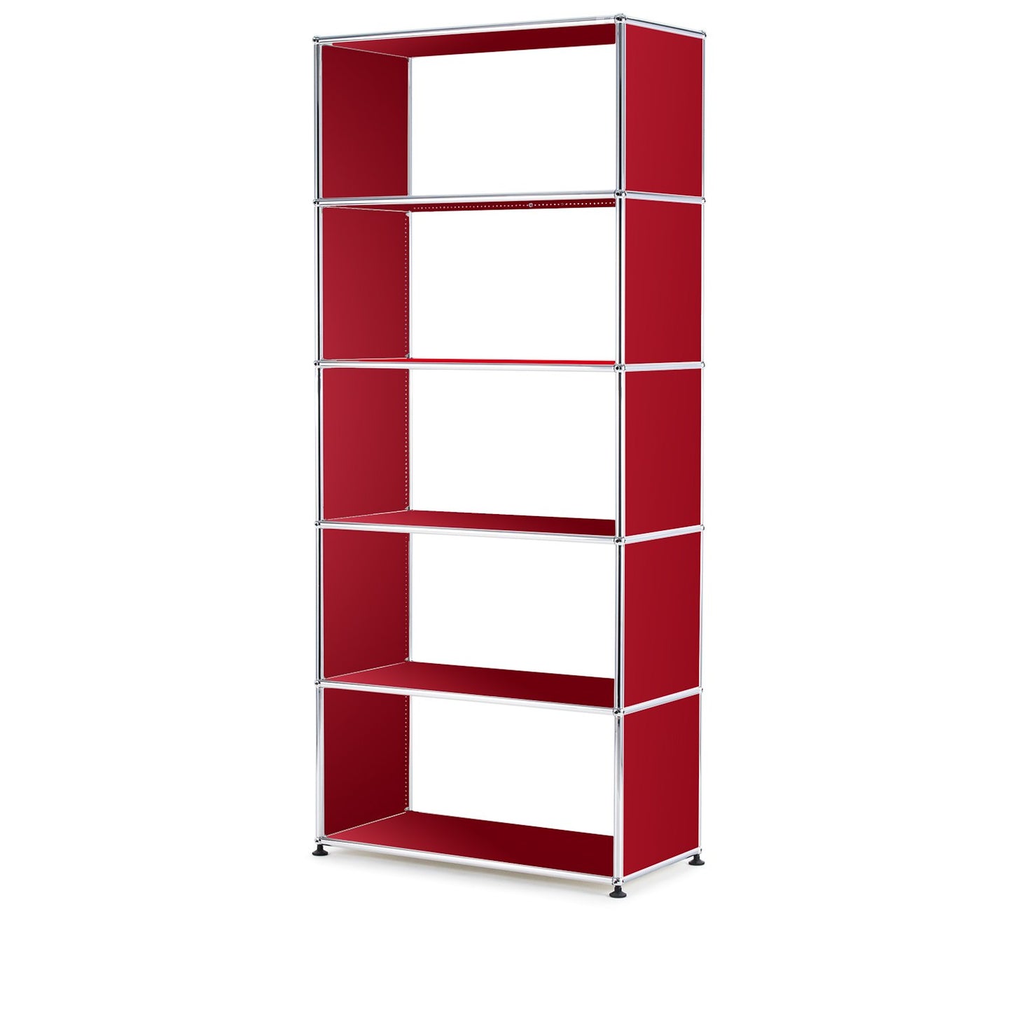 1x5 Modular Metal Shelving System with 3 bottom doors [W750XD350XH(350+350+350+350+350)]