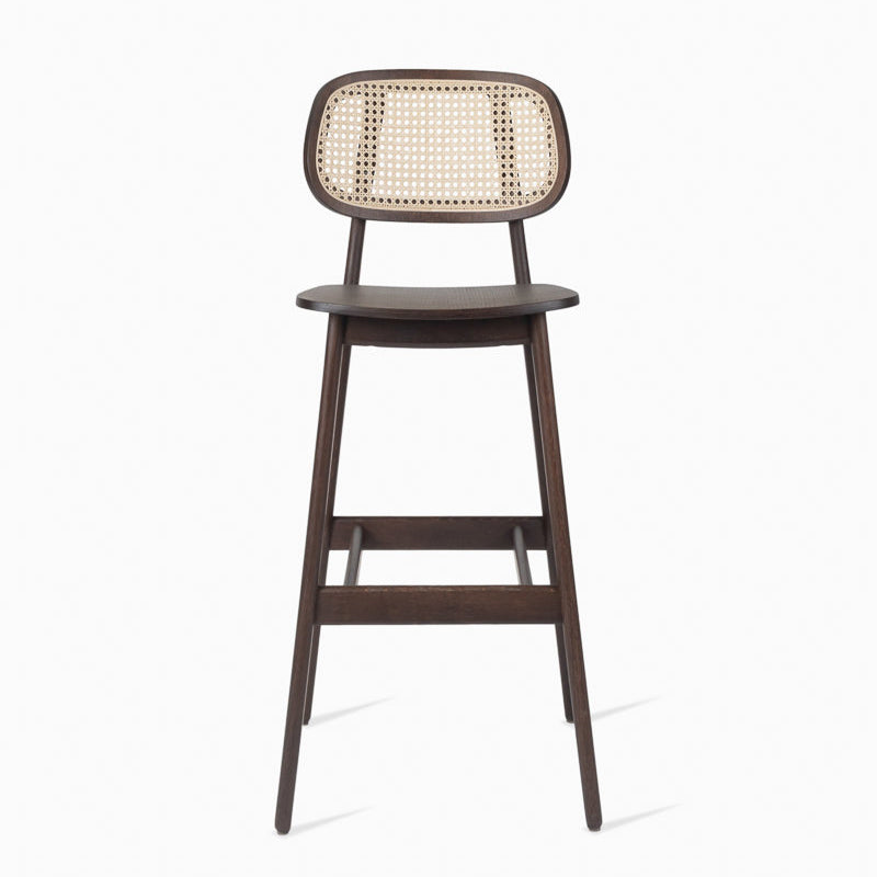 wooden bar stool Titus by Vincent Sheppard #Tobacco stained beech