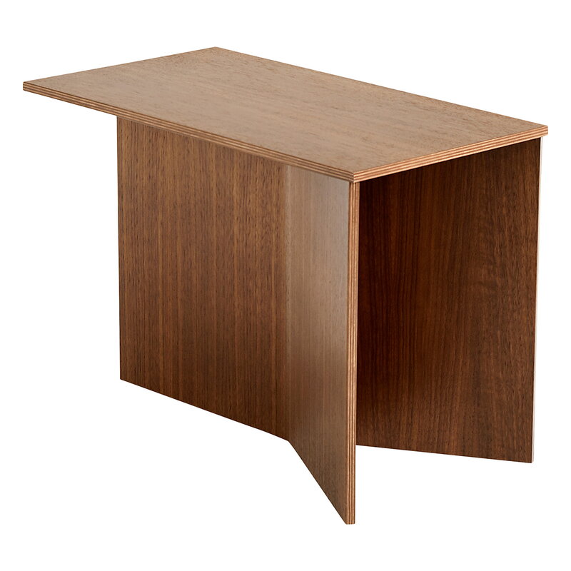Slit Wood Oblong table by HAY