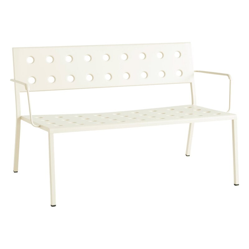 Balcony Lounge Bench W. Arm by HAY