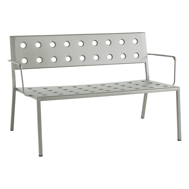 Balcony Lounge Bench W. Arm by HAY