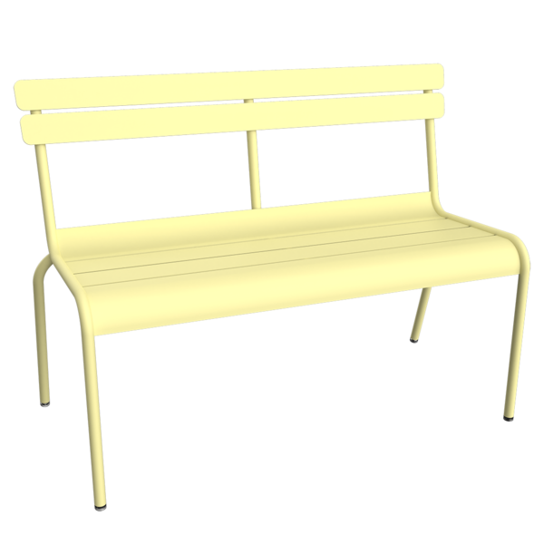 LUXEMBOURG 2/3-SEATER BENCH WITH BACKREST by Fermob