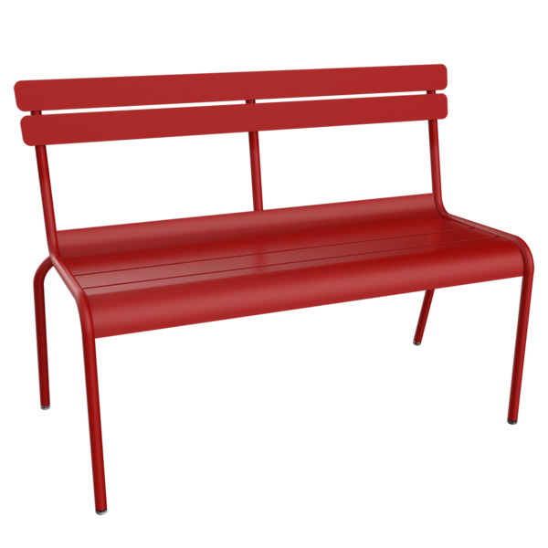 LUXEMBOURG 2/3-SEATER BENCH WITH BACKREST by Fermob