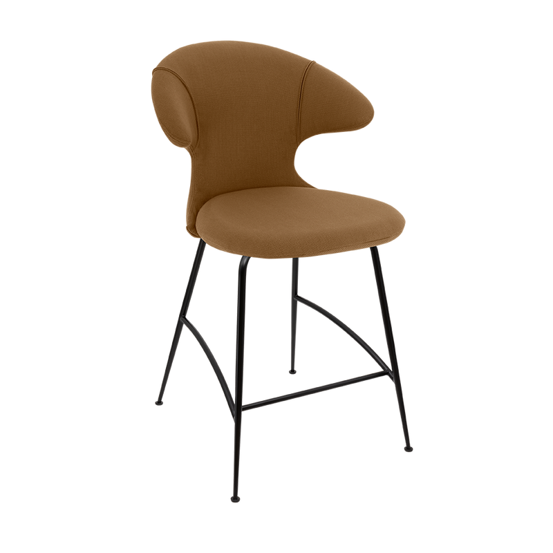 Time Flies Upholstered Counter Stool by Umage #Caramel / Black