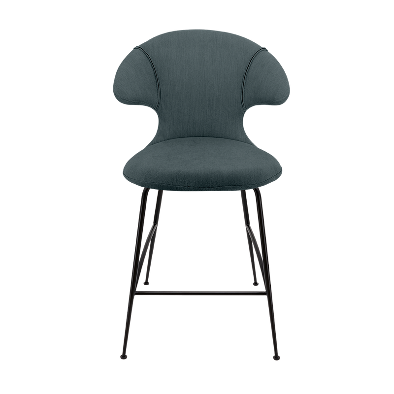 Time Flies Upholstered Counter Stool by Umage #Quantum Blue / Black