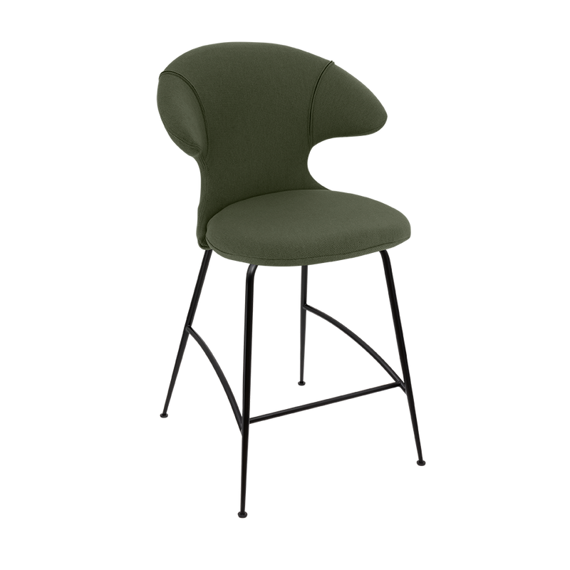 Time Flies Upholstered Counter Stool by Umage #Racing Green / Black