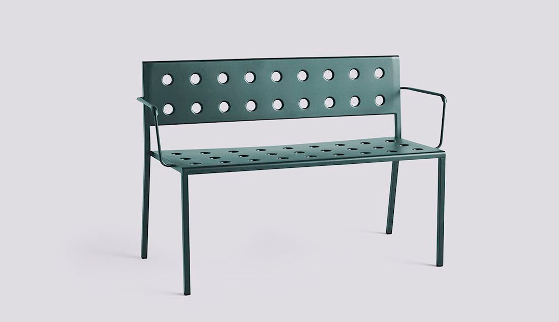 Balcony Dining Bench W. Arm by HAY