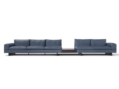 TAU - 5 seater leather sofa by Amura