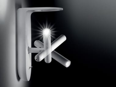 2NIGHTS - LED adjustable aluminium wall lamp by Stilnovo