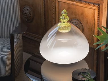 PADMA - Venetian crystal table lamp by Barovier&Toso