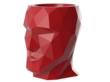 ADAN - Plastic garden vase with Light by Vondom