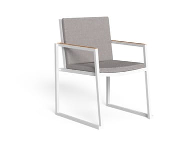 ALABAMA ALU - Garden chair with armrests by Talenti