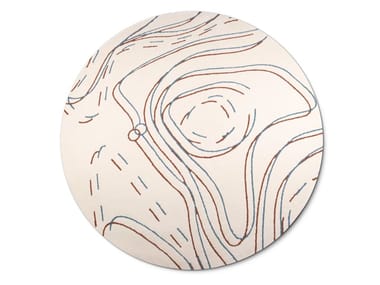 ALLEN - Round wool rug by Essential Home