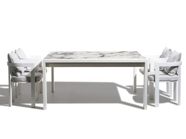 ARGO-ALU - Rectangular garden table by Talenti