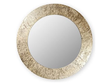 ASIA - Round wall-mounted framed mirror by Cantori