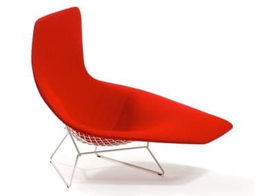 Bertoia - Upholstered Fabric Chaise Longue (Request for Quotation)