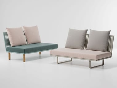 BITTA - Modular fabric garden sofa by Kettal