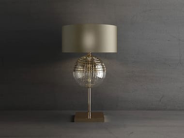 BRIGITTA - Indirect light crystal and metal table lamp by Italamp