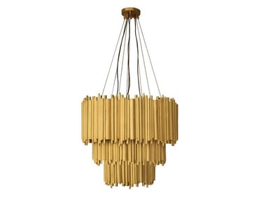 BRUBECK CHANDELIER - Brass pendant lamp by Delightfull