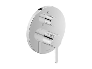 C.1 - Recessed single handle shower mixer with diverter by Duravit