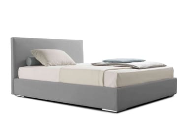 CAMILLE - Upholstered storage bed with removable cover by Lema