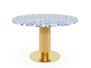 CARY - Round terrazzo dining table by Essential Home