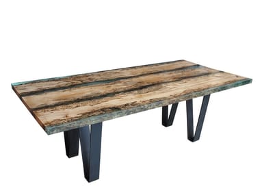CHIMENTI - Rectangular dining table by alcarol