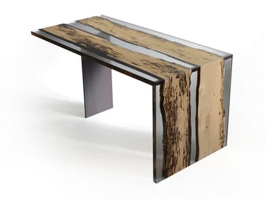 BENT - Rectangular writing desk by alcarol