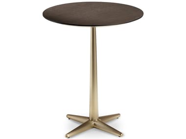 CITY - Round wooden coffee table for living room by Cantori