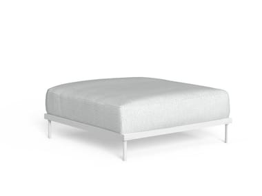 CLEOSOFT-ALU - Fabric pouf by Talenti