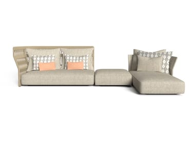 CLIFF - Sectional fabric garden sofa by Talenti