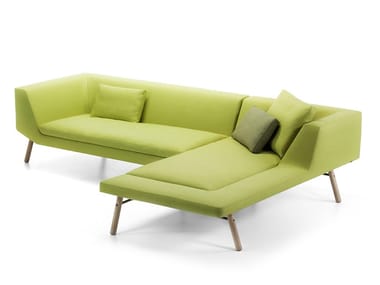 COMBINE - Modular sofa with chaise longue by Prostoria