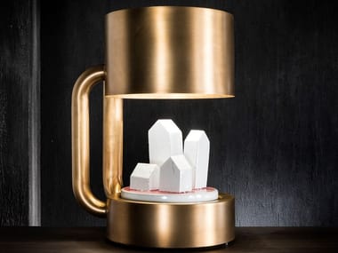 COMPOUND LIGHT - LED brass table lamp by Henge