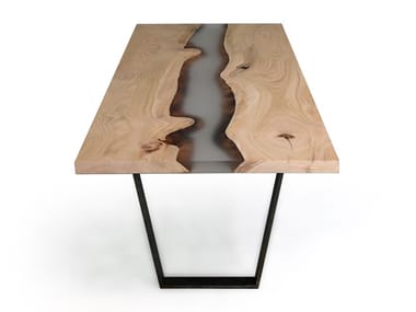 CREEK CHERRY - Rectangular dining table by alcarol