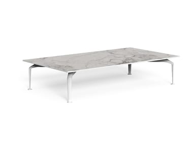CRUISE ALU - Rectangular porcelain stoneware coffee table by Talenti