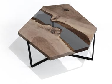 CRYSTAL WALNUT - Coffee table by alcarol