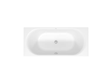 D-NEO - Oval built-in acrylic bathtub by Duravit