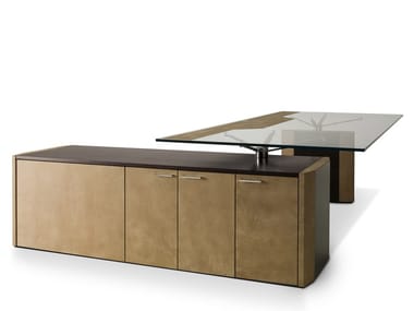 DE_SYMETRIA - Executive desk with drawers by I 4 Mariani