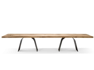 DESCO - Rectangular wooden table by Amura