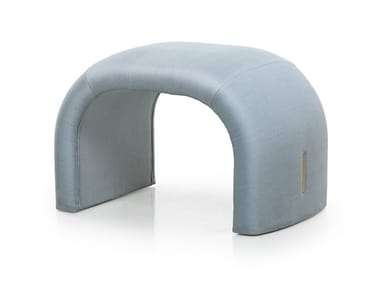 ECLIPSE - Upholstered rectangular fabric pouf by Turri