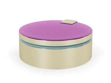 CAPRICE - Round brass coffee table by Essential Home