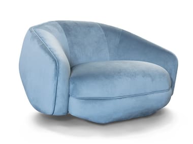 ELO - Upholstered velvet armchair with armrests by Essential Home